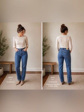 Everlane High Rise Cheeky Jean